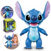 Stitch Boneco Grande Com Fala Lilo Stitch Articulado Disney