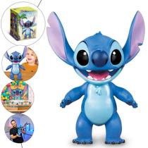 Stitch Boneco Grande Lilo Stitch Articulado Acessorio Disney