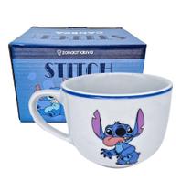 Stitch Caneca De Sopa Cumbuca Porcelana 500 Ml Oficial Disney - Zona Criativa