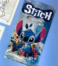 Stitch cards para colorir pacote com 4 unidades - coloring card Stitch cards para colorir pacote com 4 unidades - coloring card