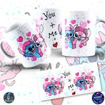 Stitch Cúmplice Caneca para Compartilhar Amor