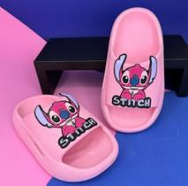 Stitch e Lilo Chinelo Infantil Feminino Slide Nuvem