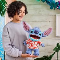 Stitch Havaiano Animatronico Pelucia 12" Stitch Wow, Sunny Stitch Havaiano Animatronico Pelucia 12" Stitch Wow, Sunny