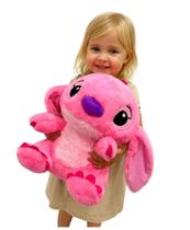 Stitch Lilo & Angel Rosa Pelucia Gigante 60 CM Lilo & Stitch Urso Infantil Brinquedo Stitch Lilo & Angel Rosa Pelucia Gigante 60 CM Lilo & Stitch Urso Infantil Brinquedo