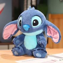 Stitch Pelúcia Disney 30cm + Chaveiro