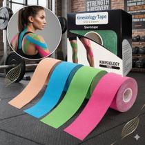 STO123 - Fita Bandagem Adesiva Elastica 5m Por 5cm Br - Fitness Saude STO123 - Fita Bandagem Adesiva Elastica 5m Por 5cm Br - Fitness Saude