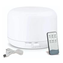 Sto279-300 - Difusor Eletrico Aroma Ultrassonico Com Led 300 Ml Branco 110v-220v Sto279-300 - Difusor Eletrico Aroma Ultrassonico Com Led 300 Ml Branco 110v-220v