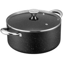 Stock Pot BEZIA Large 10L, antiaderente com tampa, fogão de indução Stock Pot BEZIA Large 10L, antiaderente com tampa, fogão de indução
