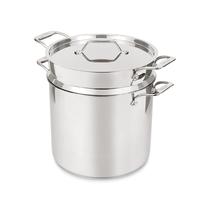 Stockpot All-Clad Simply Strain em aço inoxidável 16L com tampa Stockpot All-Clad Simply Strain em aço inoxidável 16L com tampa