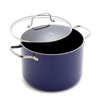 Stockpot Blue Diamond 8L com tampa cerâmica antiaderente azul