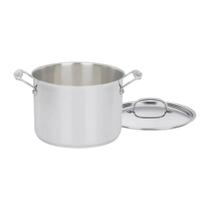 Stockpot Cuisinart Chef's Classic 8L em Aço Inoxidável com Tampa Stockpot Cuisinart Chef's Classic 8L em Aço Inoxidável com Tampa