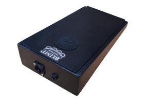 Stomp Box BUMP Profissional Preto. Simulador de Bumbo. Grave com o pé. Pedal Foot Drum. Saídas XLR e P10