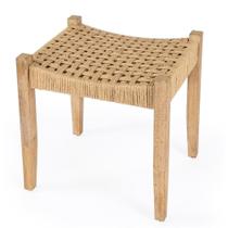 Stool Butler Specialty Company Garner Natural Woven Jute Stool Butler Specialty Company Garner Natural Woven Jute