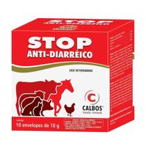 Stop Antidiarréico Calbos 10g - Embalagem com 10 Unidades