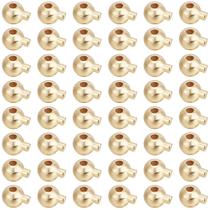 Stopper Crimp Beads Beebeecraft Latão Banhado a Ouro 14K x100 Stopper Crimp Beads Beebeecraft Latão Banhado a Ouro 14K x100