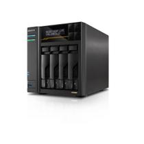 Storage Asustor AS6804T, 04 Baias, PCIe, USB4, 10 GBe, Preto Storage Asustor AS6804T, 04 Baias, PCIe, USB4, 10 GBe, Preto
