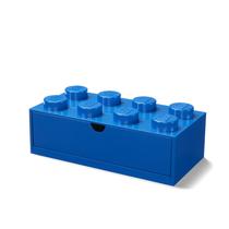 Storage Brick, 8 gavetas de mesa, Lego Room Copenhagen, azul brilhante