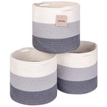 Storage Cubes e cestos Organizer voten 28x28x28 cm, pacote com 3