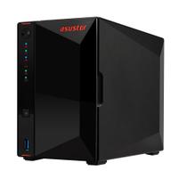 Storage NAS Asustor AS5202T Dual Core 2.0GHz 2GB DDR4 2.5GbE 2 Baias Até 36TB HDD/SSD - Sem HD