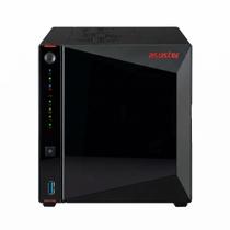 Storage NAS Asustor AS5404T - Nuvem Pessoal Privada - 2 x 2.5 GbE - 4 x M.2 NVMe - 4 baias SATA