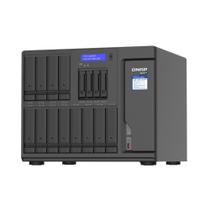 Storage NAS QNAP Intel Xeon W-1250 4.7GHz 32GB ECC UDIMM DDR4 12 Baias - TVS-h1688X-W1250-32G