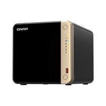 Storage NAS Qnap TS-464-8G - Nuvem Pessoal Privada - 2.5 Gigabit - 2 Slots M.2 Nvme - USB 3.2 - HDMI Storage NAS Qnap TS-464-8G - Nuvem Pessoal Privada - 2.5 Gigabit - 2 Slots M.2 Nvme - USB 3.2 - HDMI