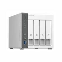 Storage Qnap TS-433-4G, NAS QNAP, Arm Cortex-a55 2.0Ghz, 4GB, Torre Sem HD, Branco