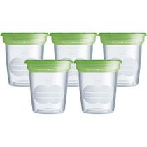 Storage Solution Potes com Tampa MAM C/ 5 Unidades MAM 6050