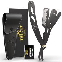 Straight Razor THE CUT - FÁBRICA com 100 lâminas de platina