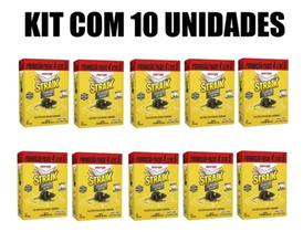 Straik Isca Elimina Ratos Cerais C/ Amargante Kit 10 Caixas