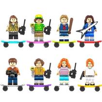 STRANGER THINGS melhor Temporada kit 8 bonecos EDDIE MUNSON ELEVEN MIKE WHEELER NANCY WHEELER STEVE Presente criativo blocos montar LETS GO 109 peças