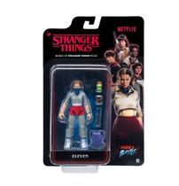 Stranger Things Netflix Hunt & Battle Boneco 10 cm Articulado C/Acessorio Eleven - Candide