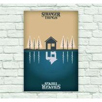 STRANGER THINGS - PLACA DECORATIVA (28x20cm)