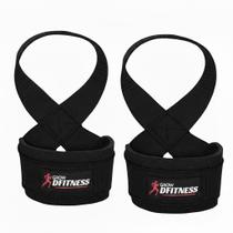 Strap 8 oito Fita Algodão Musculação Academia Fitness.