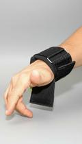 Strap Emborrachado Musculação Academia Par Preto Strap Emborrachado Musculação Academia Par Preto