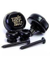 Strap Lock Trava Para Correias Ernie Ball 4601 Preto Par