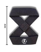 Strap Oito Luva Academia Musculação Treino Pesado Strongman