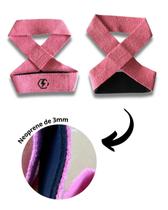 Strap Oito Luva c/NEOPRENE Academia Musculação Treino Pesado