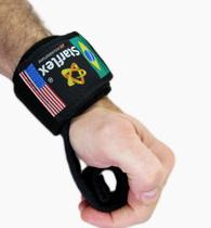 Strap Profissional Munhequeira Neoprene Musculação Cross Strap Profissional Munhequeira Neoprene Musculação Cross