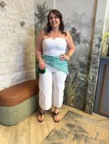 Strapless gliss ( com lastex nas costas tecido brim) (TAM P