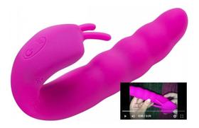 Strapless silicone cirúrgico 2 motores e 10 Vibrações