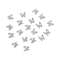 Strass Borboleta Para Unhas 20 Peças 3D Estereoscópico Arte De Unhas Luxuosa Acessórios De Design De