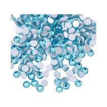 Strass De Cristal SS6-SS30 Com Base Plana Não Termo-Adesiva Para Roupas, Unhas E Decorações Em