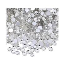 Strass De Cristal SS6-SS30 Com Base Plana Não Termo-Adesiva Para Roupas, Unhas E Decorações Em