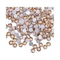 Strass De Cristal SS6-SS30 Com Base Plana Não Termo-Adesiva Para Roupas, Unhas E Decorações Em