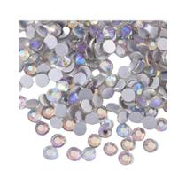 Strass De Cristal SS6-SS30 Com Fundo Plano Não Termoativado Para Decorações De Roupas, Unhas E