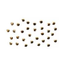 Strass De Metal Sextavado Hotfix 4Mm 1000Un Ouro Escuro