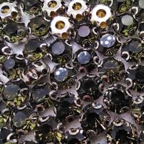 Strass de Rebita 6mm + Rebite Aço inox - Alto Brilho - 2000 Peças