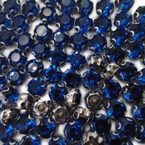 Strass de Rebitar 8mm + Rebite Aço inox - Alto Brilho - 100 Peças