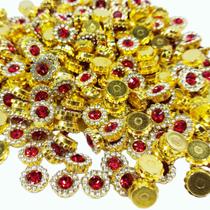 Strass de Rebitar Micro Strass 12mm - 500 peças